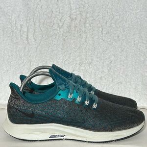 Nike Air Zoom Pegasus 35 Womens PRM Blue Teal Running Athletic Sneakers SZ 9